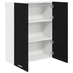 Walplus Hanging Cabinet Riga Black Oak 80 X 31 X 100 Cm Engineered Wood - thumbnail 5