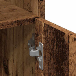 Berkfield Bathroom Cabinet Old Wood 30X30X179 Cm Engineered Wood - thumbnail 9