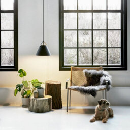 Nordlux Strap Metal Pendant Light Hanging Effect  Black,mains