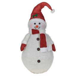 Urbn-Living Urbnliving 1M Tall Collapsible Xxl Christmas Snowman Xmas Festive Decoration Light Up Led Indoor Outdoor Decor - thumbnail 2