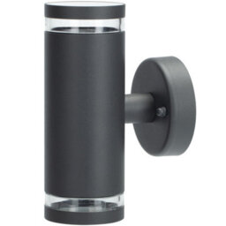 CGC Lighting Cgc Dark Grey Up And Down Outdoor Wall Light Clear Ring Diffuser Modern Garden Patio Outside Door Terrace Gu10 Ip54 Weatherproof - thumbnail 9