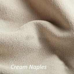 Comfy Deluxe 2Ft6 Small Single Cream Naples Lando Headboard 20Inch - thumbnail 2