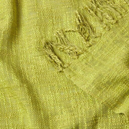 Homescapes Nirvana Slub Cotton Lime Green Throw, 150 X 200 Cm - thumbnail 5