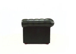 Chesterfield 3 Seater Antique Green Leather Sofa In Classic Style - thumbnail 7