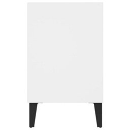 Berkfield Industrial Tv Cabinet With Metal Legs White 103.5X30X50 Cm - thumbnail 5
