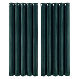 Marlow Velvet Blackout Curtains Thermal Insulated For Bedroom Living Room - thumbnail 2