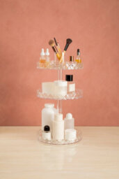 Orsina Beauty Three Tier Revolving Cosmetics Organiser - thumbnail 2