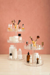 Orsina Beauty Three Tier Revolving Cosmetics Organiser - thumbnail 5