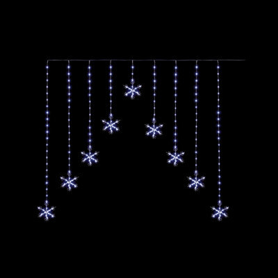 Premier Decorations Limited White Led Curtain Light With Timer Function - image 1