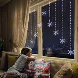Premier Decorations Limited White Led Curtain Light With Timer Function - thumbnail 2