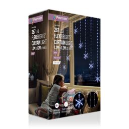 Premier Decorations Limited White Led Curtain Light With Timer Function - thumbnail 4