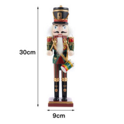 Living And Home Nutcracker Soldier Tabletop Figurine Christmas Decoration Xmas Ornament - thumbnail 6