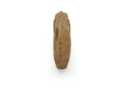 Mango Wood Elephant Sculpture - Hand-Carved Decorative Ornament For Home Accessories - Natural Finish - 37X25X7Cm - thumbnail 3