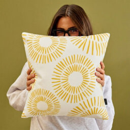 icon 4 Pack Cushion 43X43 Kyoto Fabric - Golden Sun - thumbnail 5