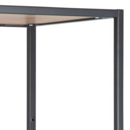 Wyld Haus El Paso Tall Black Metal Bookcase With 5 Wild Oak-Effect Shelves - thumbnail 5