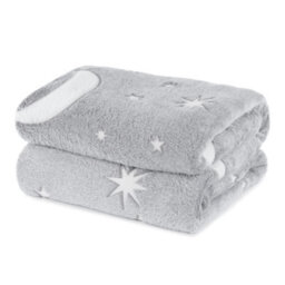 Wicked Gizmos Moonglow In The Dark Blanket - Grey - thumbnail 1