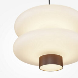 Luminosa Lighting Luminosa Nuvem Led Bar Pendant Ceiling Light Brown 3000K Dimmable - thumbnail 2
