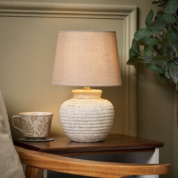 Inlight Riacho Round Matt Natural Table Lamp