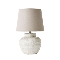 Inlight Riacho Round Matt Natural Table Lamp - thumbnail 3