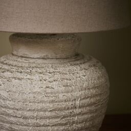 Inlight Riacho Round Matt Natural Table Lamp - thumbnail 5