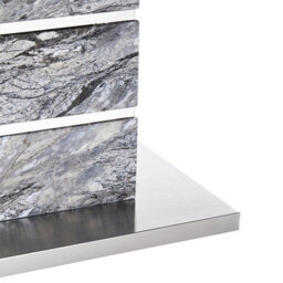 Furniture in Fashion Parini High Gloss Coffee Table In Melange Marble Effect - thumbnail 9