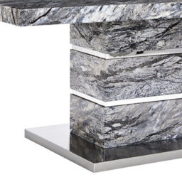 Furniture in Fashion Parini High Gloss Coffee Table In Melange Marble Effect - thumbnail 8