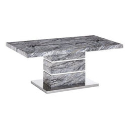 Furniture in Fashion Parini High Gloss Coffee Table In Melange Marble Effect - thumbnail 4