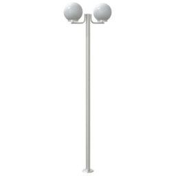 Outdoor Floor Lamps 3Pcs Silver 215 Cm Stainless Steel - thumbnail 6