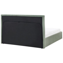Beliani Ottoman Bed Vion Boucle Green 160 X 200 Cm (Eu King Size) - thumbnail 8