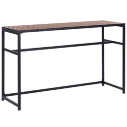 Beliani Garden Bar Set 2 Seater Avetrana Metal Brown/ Black - thumbnail 4