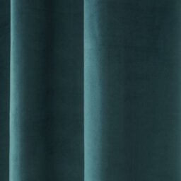 "Sundour Casa Blackout Ready Made Solid Colour Eyelet Velvet Curtains Blue 90X90""" - thumbnail 3