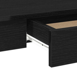 Berkfield Durable Desk Black 100X45X75 Cm Engineered Wood - thumbnail 8