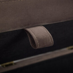 Julian Bowen Deco Grey Velvet Ottoman Storage Bench, Blanket Box, Upholstered, Gold Legs, Height: 43.5 X Width: 130.5 X Depth: 45.5Cm - thumbnail 7