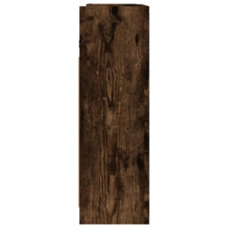 Berkfield Bathroom Mirror Cabinet Smoked Oak 62.5X20.5X64Cm Engineered Wood - thumbnail 8