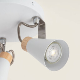 Edit Mara 3 Light Ceiling Spotlight Plate White - thumbnail 5