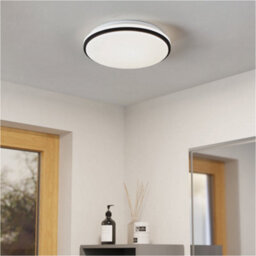 Loops Stylish Modern White Led Ceiling Light For Indoor Spaces - Perfect For Any Room - thumbnail 3