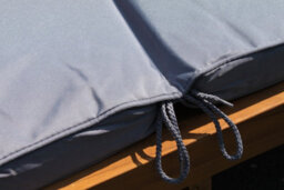 Garden Market Place Garden Furniture Cushion- Cushion For Garden Steamer Chair In Grey - thumbnail 2