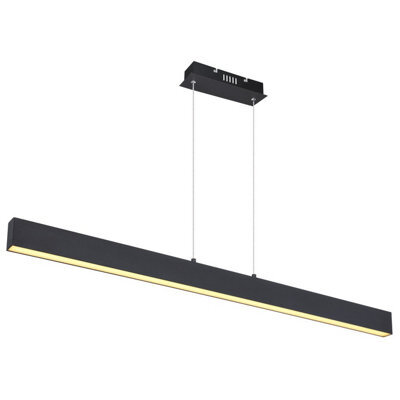 Luminosa Lighting Luminosa Verena Bar Pendant Ceiling Light Matt Black Led 3000K - image 1
