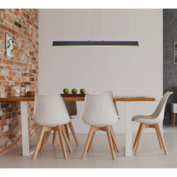 Luminosa Lighting Luminosa Verena Bar Pendant Ceiling Light Matt Black Led 3000K - thumbnail 5