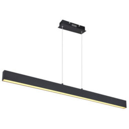 Luminosa Lighting Luminosa Verena Bar Pendant Ceiling Light Matt Black Led 3000K