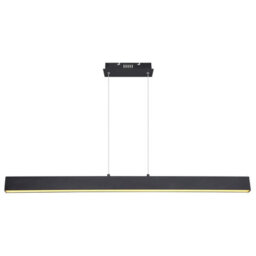 Luminosa Lighting Luminosa Verena Bar Pendant Ceiling Light Matt Black Led 3000K - thumbnail 3