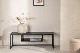 Riverside Tv Stand , Black Tv Stand, Tv Table - thumbnail 1