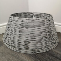 40Or58Cm Samuel Alexander Kd Willow Christmas Tree Skirt Wicker Rattan  Medium Light Grey - thumbnail 1