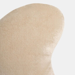 Ohs Velvet Bow Shaped Novelty Decorative Scatter Cushion Plush Pillow, Natural - thumbnail 5