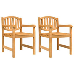 Berkfield 4 Piece Garden Dining Set Solid Wood Teak - thumbnail 3