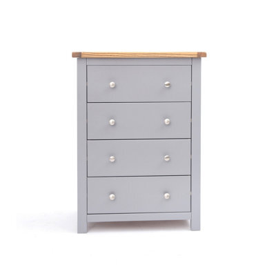 Cabinet Bits Mirano 4 Drawer Chest Of Drawers Chrome Knob - image 1