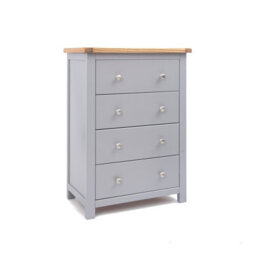 Cabinet Bits Mirano 4 Drawer Chest Of Drawers Chrome Knob - thumbnail 2