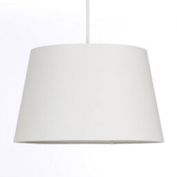 K Living Cream Tapered Drum Shade For Ceiling And Table Lamp 12 Inch Shade