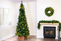 Christmas Tree World 7Ft/210Cm Pre-Lit Pop Up Tree With Warm White Lights - thumbnail 9