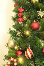 Christmas Tree World 7Ft/210Cm Pre-Lit Pop Up Tree With Warm White Lights - thumbnail 4